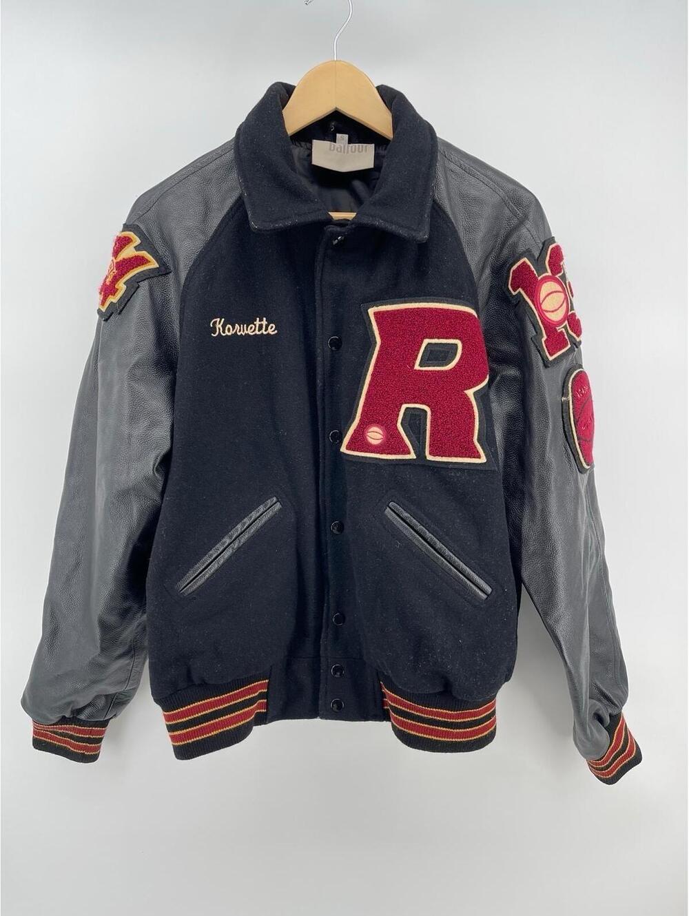 Rare Vintage‎ Balfour Varsity Jacket Wool Leather Sleeves Small Phillips All Day